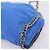 Stella Mc Cartney Borsa Stella MacCartney Chain Falabella Suede Blue Silver 371223 Auth 206343A Argento - vista 14