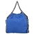 Stella Mc Cartney Borsa Stella MacCartney Chain Falabella Suede Blue Silver 371223 Auth 206343A Argento - vista 3