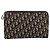 Borsa a Pochette Christian Dior Trotter Canvas Navy Gold Auth ep16080 D'oro Blu navy - vista 2