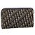 Borsa a Pochette Christian Dior Trotter Canvas Navy Gold Auth ep16080 D'oro Blu navy - vista 3