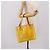 Borsa LOUIS VUITTON Monogram Vernis Houston Lime Yellow M91055 LV Auth ep16061 D'oro - vista 26