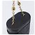 Borsa a mano con catena Christian Dior in pelle nera e oro Auth bs37240 Nero - vista 6