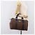 Borsa Boston Burberrys Canvas Gold Brown Auth 206076A Marrone D'oro - vista 23