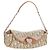 Borsa Christian Dior Trotter Canvas Romantic Chain Bag PVC Beige Argento Auth 202506SAM