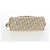 Borsa Christian Dior Trotter Canvas Romantic Chain Bag PVC Beige Argento Auth 202506SAM - vista 13