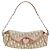 Borsa Christian Dior Trotter Canvas Romantic Chain Bag PVC Beige Argento Auth 202506SAM - vista 2