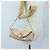Borsa Christian Dior Trotter Canvas Romantic Chain Bag PVC Beige Argento Auth 202506SAM - vista 29