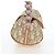 Borsa Christian Dior Trotter Canvas Romantic Chain Bag PVC Beige Argento Auth 202506SAM - vista 5