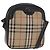 Borsa a tracolla Burberrys Nova Check Canvas Beige Gold Tone Auth mr3013