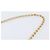 Borsa a tracolla CHANEL Matelasse in rafia beige e oro CC Auth bs37394 D'oro - vista 10