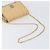 Borsa a tracolla CHANEL Matelasse in rafia beige e oro CC Auth bs37394 D'oro - vista 8