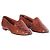 Mocassini Prada Vintage in pelle esotica marrone - vista 2