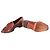 Mocassini Prada Vintage in pelle esotica marrone - vista 7