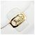 Céline CELINE Schultertasche aus Leder Weiß Gold Auth ep15998 Golden - Ansicht 17