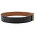 Hermès Cinturón HERMES Cuero Negro Marrón Auth mr2956V Castaño - vista 4