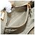 Bolso de mano PRADA de cuero 2way Beige Oro Auth 206241A Dorado - vista 24