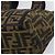 Borsa a mano FENDI Zucca Canvas Nero Oro 7VA165 Auth gh2374 - vista 12