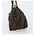 Borsa a mano FENDI Zucca Canvas Nero Oro 7VA165 Auth gh2374 - vista 4