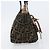 Borsa a mano FENDI Zucca Canvas Nero Oro 7VA165 Auth gh2374 - vista 5