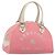 Borsa a mano BURBERRY Nylon Rosa Argento Auth bs37234