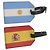 LOUIS VUITTON Porto Address Charm Pelle Set da 2 Rosso Blu LV Auth bs36927