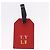 LOUIS VUITTON Porto Address Charm Pelle Set da 2 Rosso Blu LV Auth bs36927 - vista 11