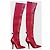 Botas altas Fendi rojas T.37