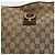 Borsa Gucci tela GG beige - vista 2