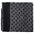 LOUIS VUITTON - Louis Vuitton Monogram Shine Schal aus schwarzer Seide und Metallicfasern - Ansicht 2