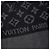 LOUIS VUITTON - Louis Vuitton Monogram Shine Schal aus schwarzer Seide und Metallicfasern - Ansicht 4