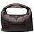Borsa a tracolla hobo Bottega Veneta in pelle di coccodrillo marrone