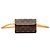 Bolso cinturón Louis Vuitton Monogram Pochette Florentine Marrón Castaño