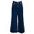 Veronica Beard Jeans Stoned Bright Blue Kasey Embellished Mid Rise Wide Leg Jeans Azul