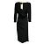 Vestido midi con hombros descubiertos Prabal Gurung Black Negro - vista 3