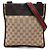 Borsa a tracolla Gucci GG Canvas Web beige