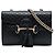 Borsa a tracolla Gucci Mini Microguccissima Emily Nera Nero