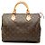 Borsa Boston Louis Vuitton Monogram Speedy 30 Marrone