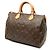 Borsa Boston Louis Vuitton Monogram Speedy 30 Marrone - vista 2