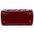 Autre Marque Borsa Lady Dior Medium in pelle vernice Cannage rossa Rosso - vista 3