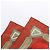 Hermès Carré 90 "CUIRS DU DESERT" Foulard in seta Rosso x Marrone - vista 2