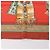 Hermès Carré 90 "CUIRS DU DESERT" Foulard in seta Rosso x Marrone - vista 4