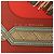 Hermès Carré 90 "CUIRS DU DESERT" Foulard in seta Rosso x Marrone - vista 9