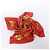 Hermès Carré 90 "LES CAVALIERS D'OR" Foulard di seta Rosso - vista 13