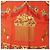 Hermès Carré 90 "LES CAVALIERS D'OR" Foulard di seta Rosso - vista 16
