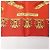 Hermès Carré 90 "LES CAVALIERS D'OR" Foulard di seta Rosso - vista 4