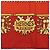 Hermès Carré 90 "LES CAVALIERS D'OR" Foulard di seta Rosso - vista 9
