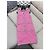 Chanel Rosa Tweed Westenkleid ärmellos Mehrfarben - Ansicht 2