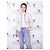 Chaqueta Chanel de Tweed Blanca con Estampado de Robot Multicolor - vista 7