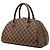 Borsa a mano Louis Vuitton Damier Ebene Ribera MM Marrone - vista 2