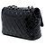 Borsa a tracolla Chanel Jumbo Classic Single Flap in vernice nera Nero - vista 2